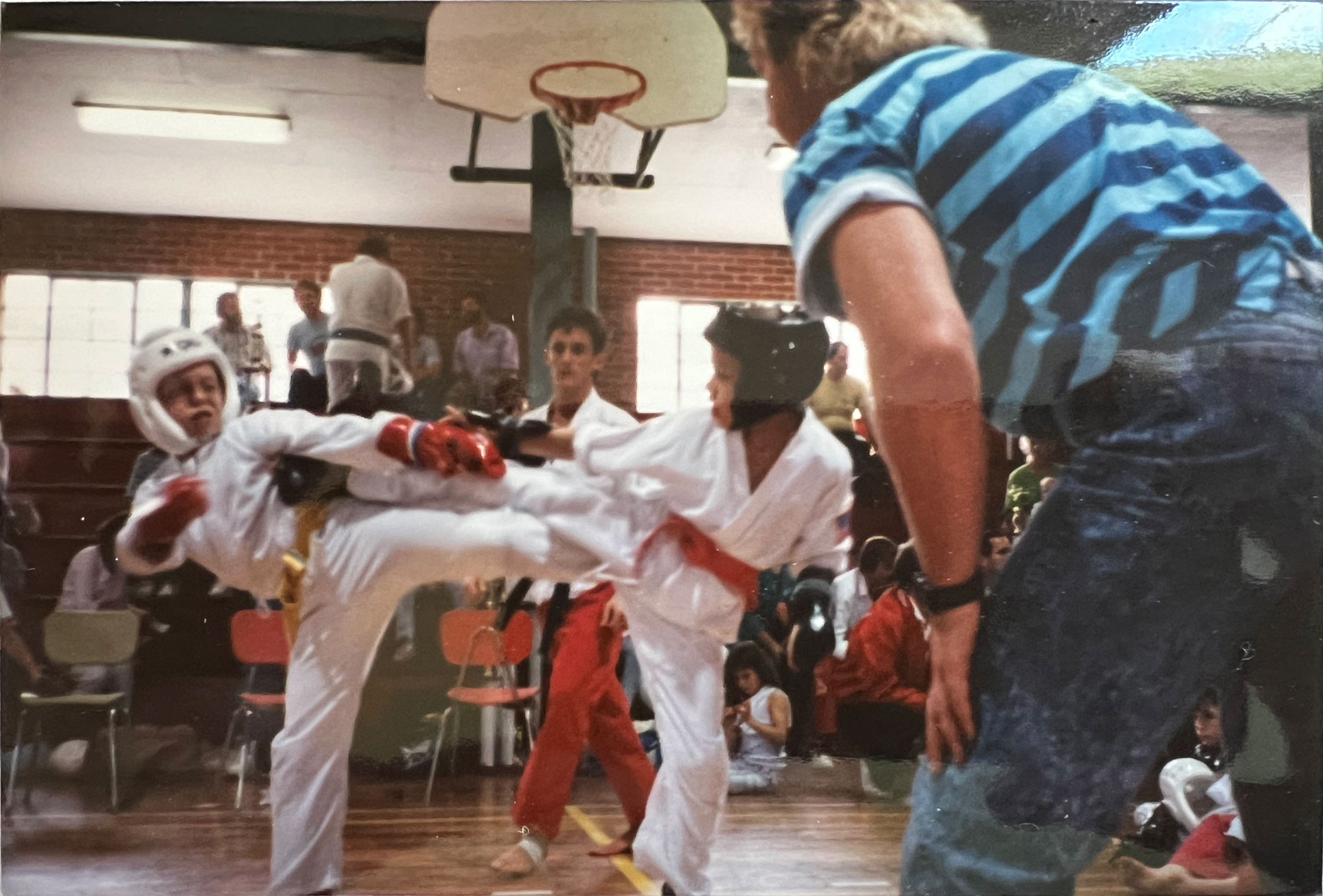 Lee Eason's first karate tournament